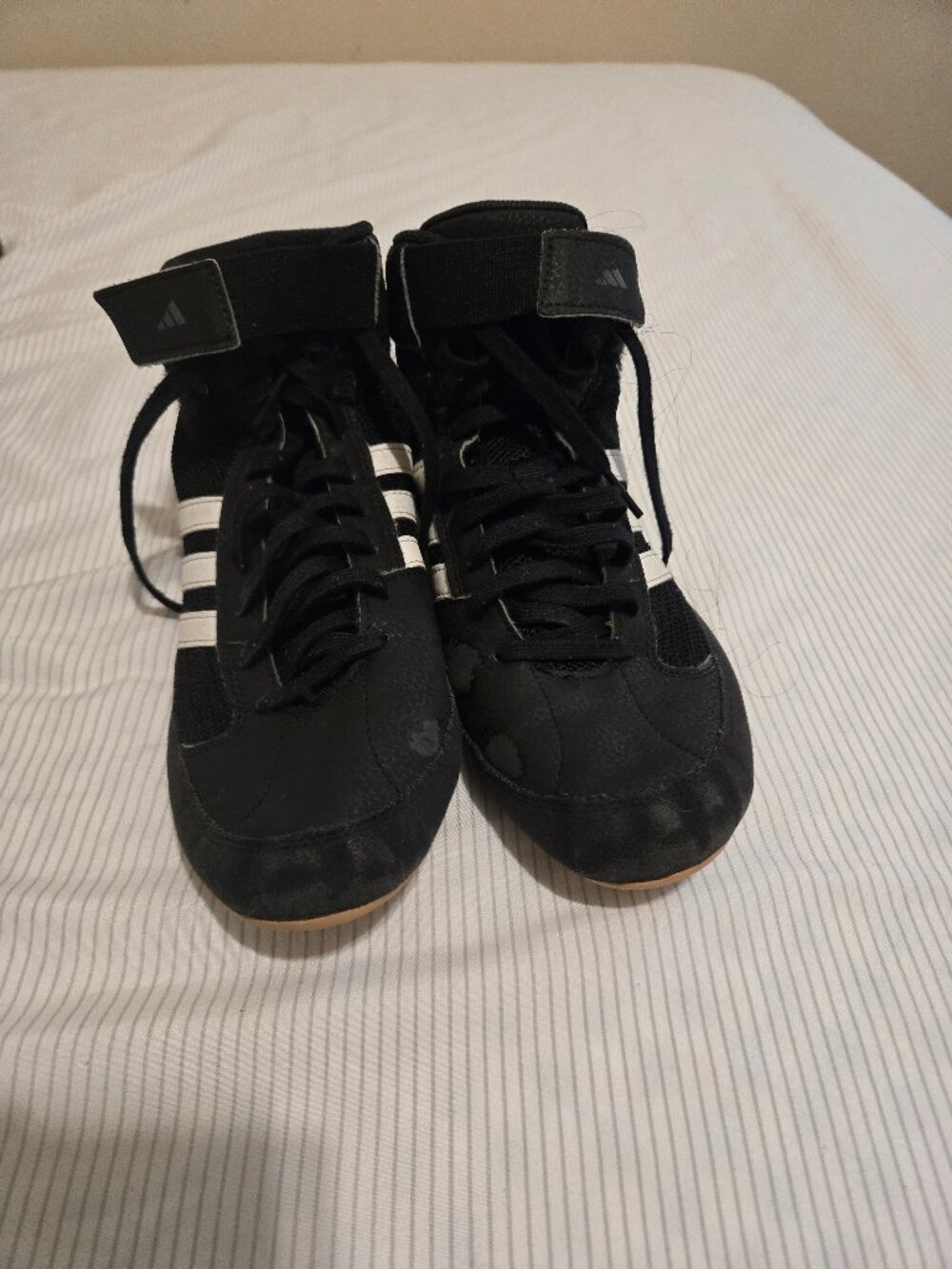 Adidas Men’s HVC Wrestling/Boxing Shoes Size 8 Black/White